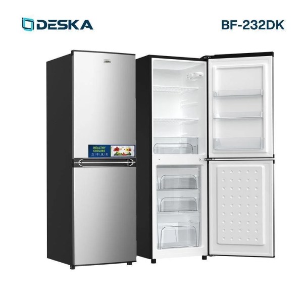 DESKA Réfrigérateur 2 porte combiné 3 tiroirs