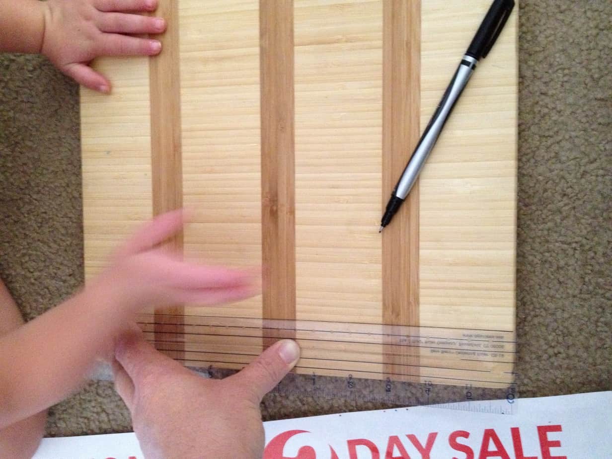 DIY Bamboo Chalkboard Tutorial Venture1105