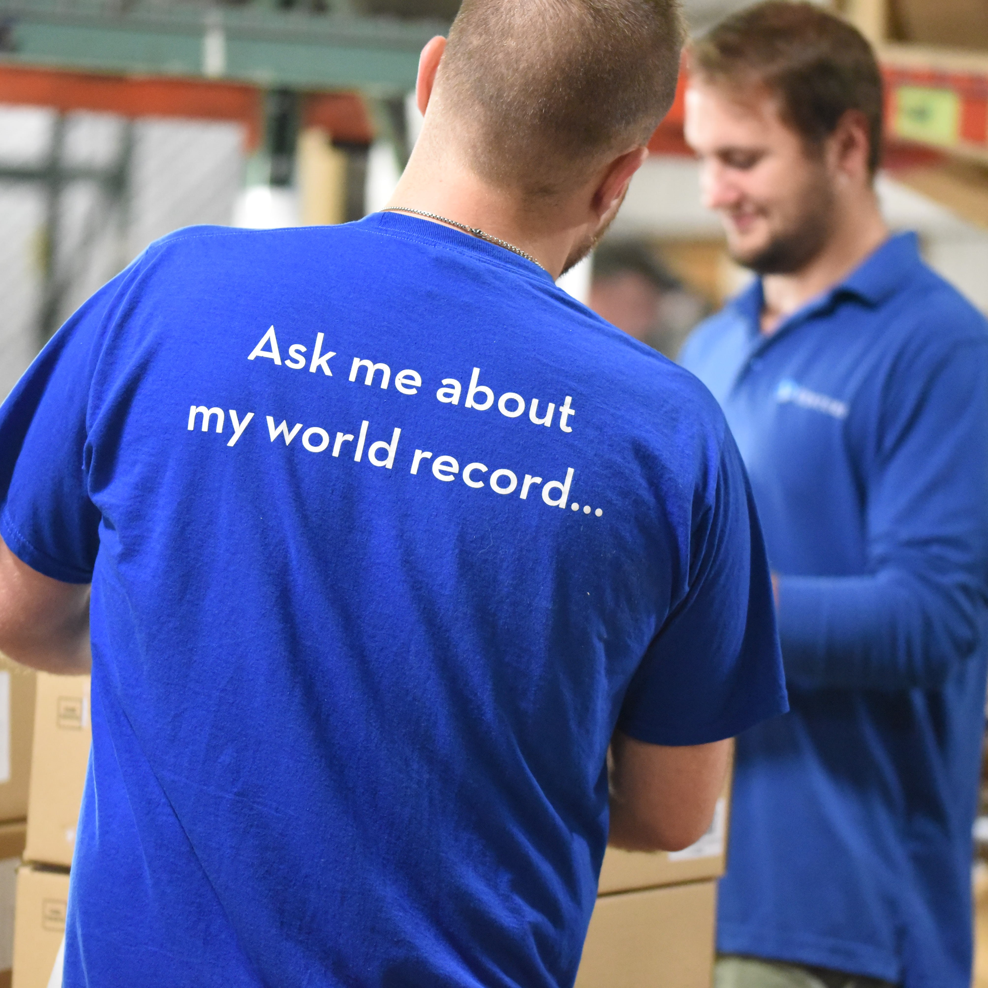 Venturi team members in a discussion