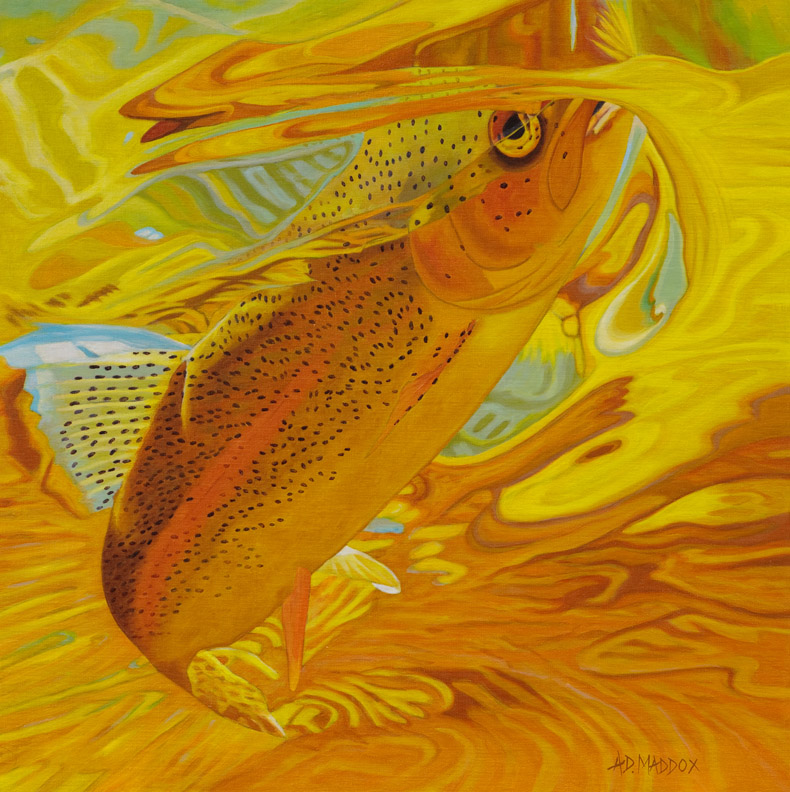 Artist Profile: The Fly Fishing Art of AD Maddox – The Venturing
