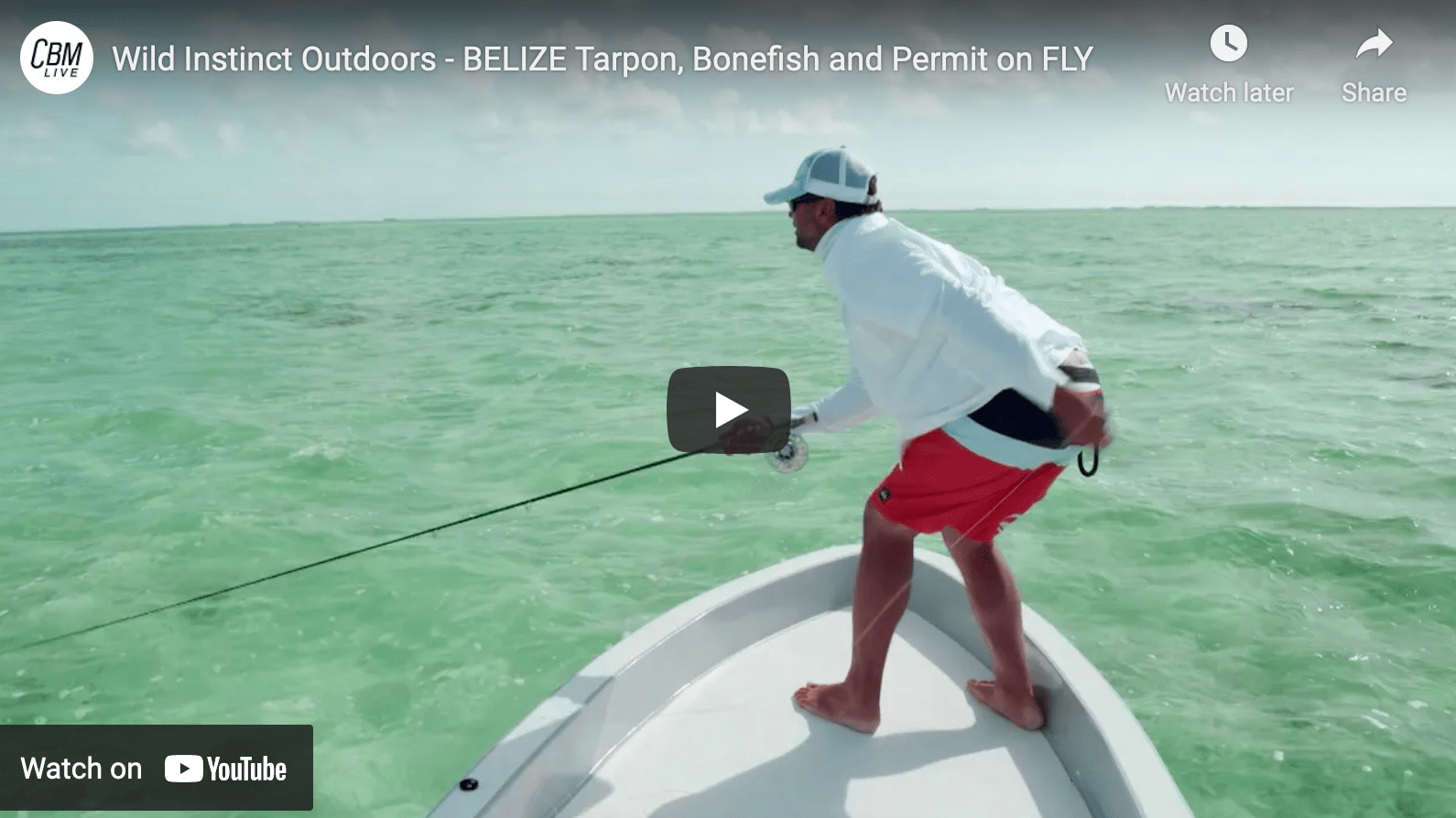 Show Fly Fishing for Permit, Bonefish, and Tarpon in Belize The