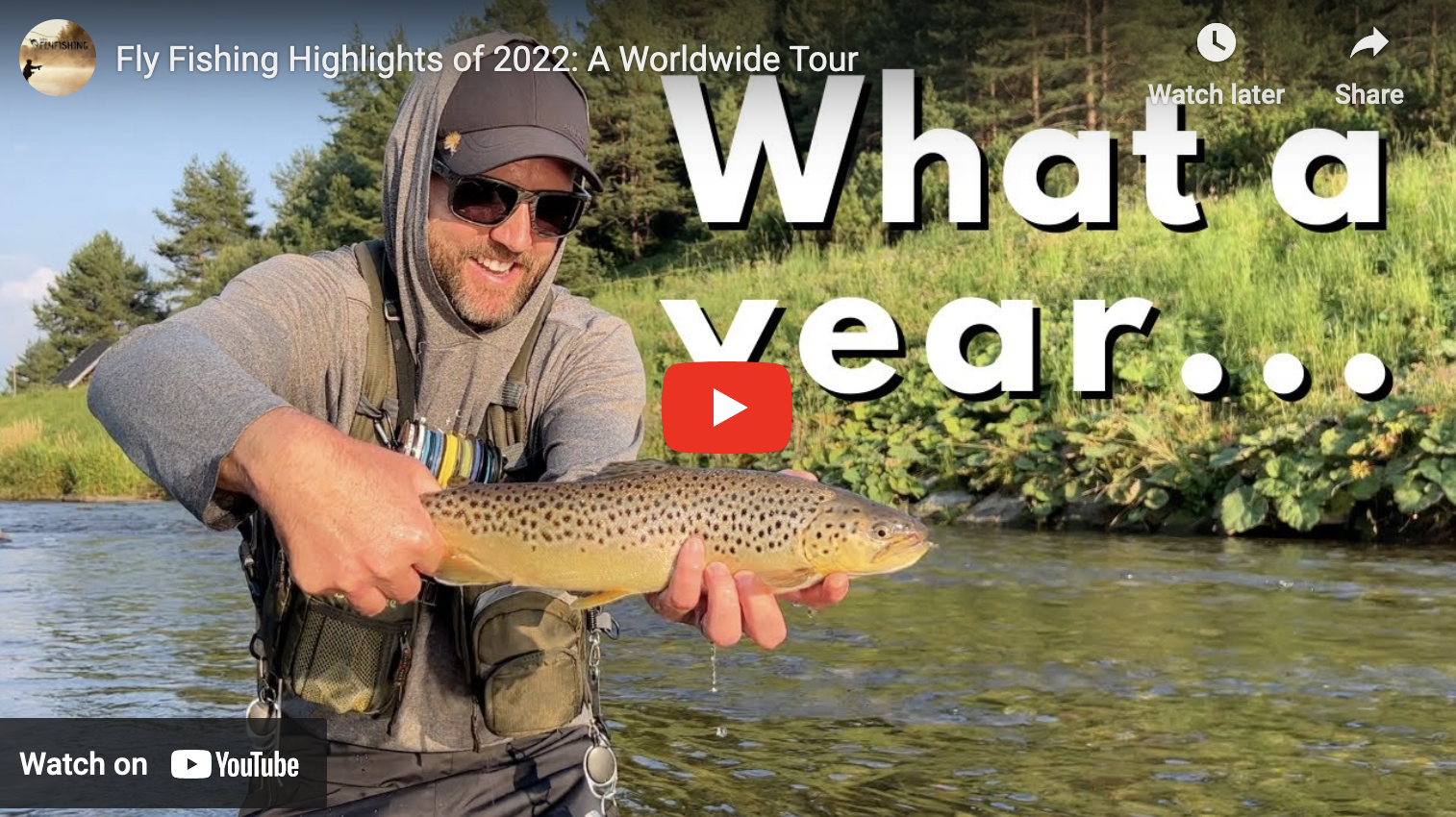 video cover image of an angler holding a trout