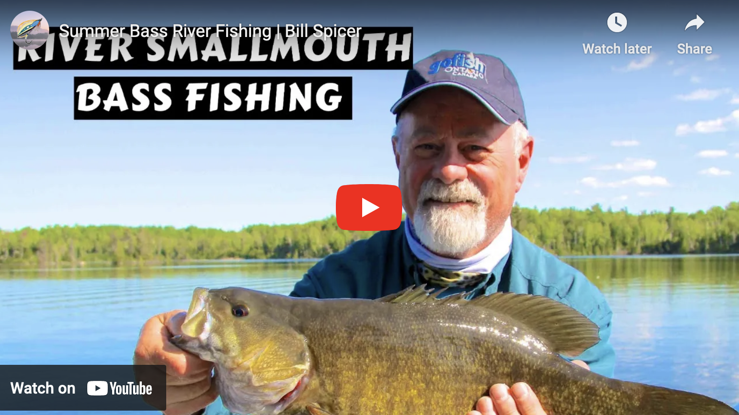 video cover image of a man holding a bass