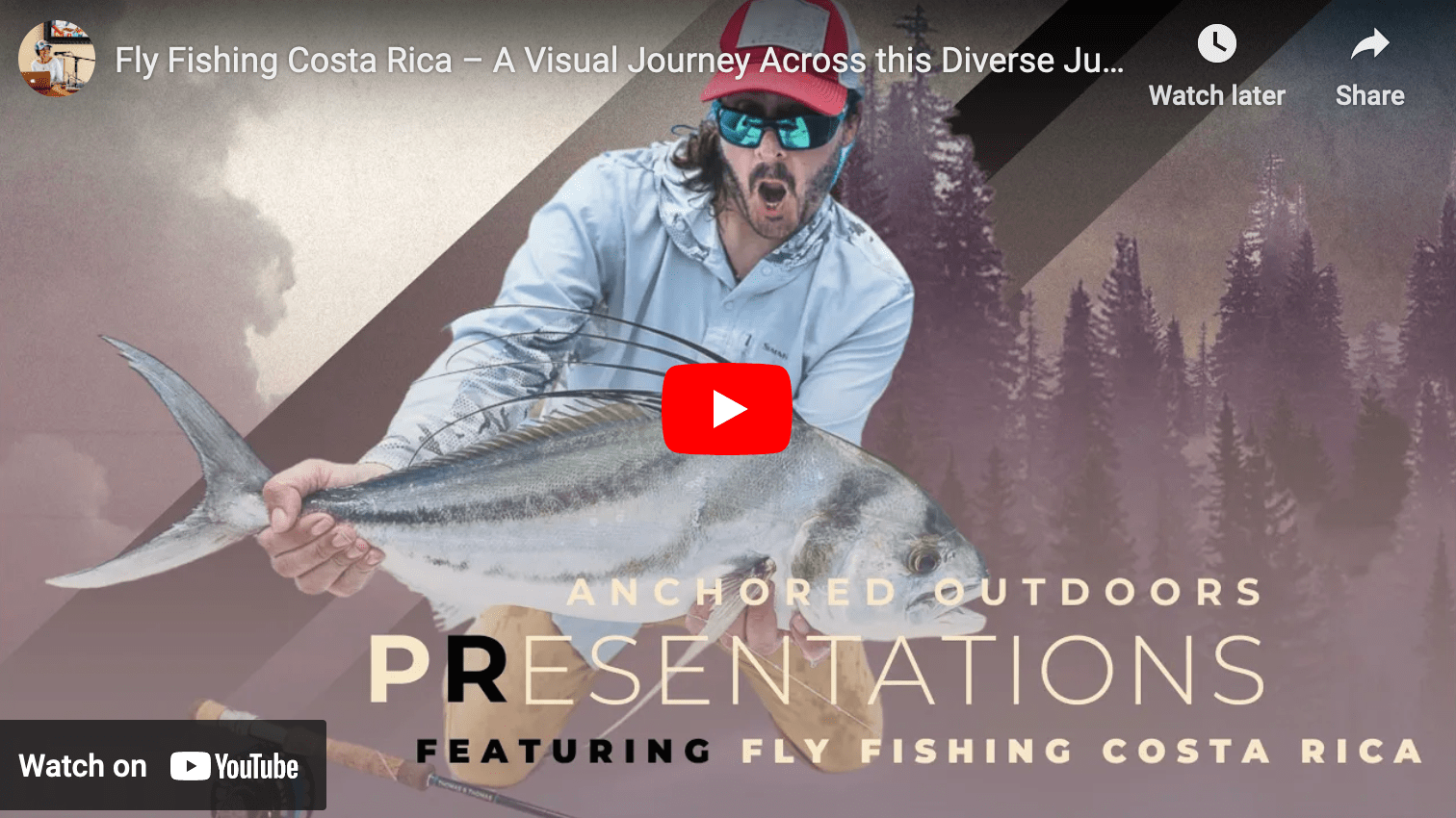 video cover image of an angler holding a roosterfish