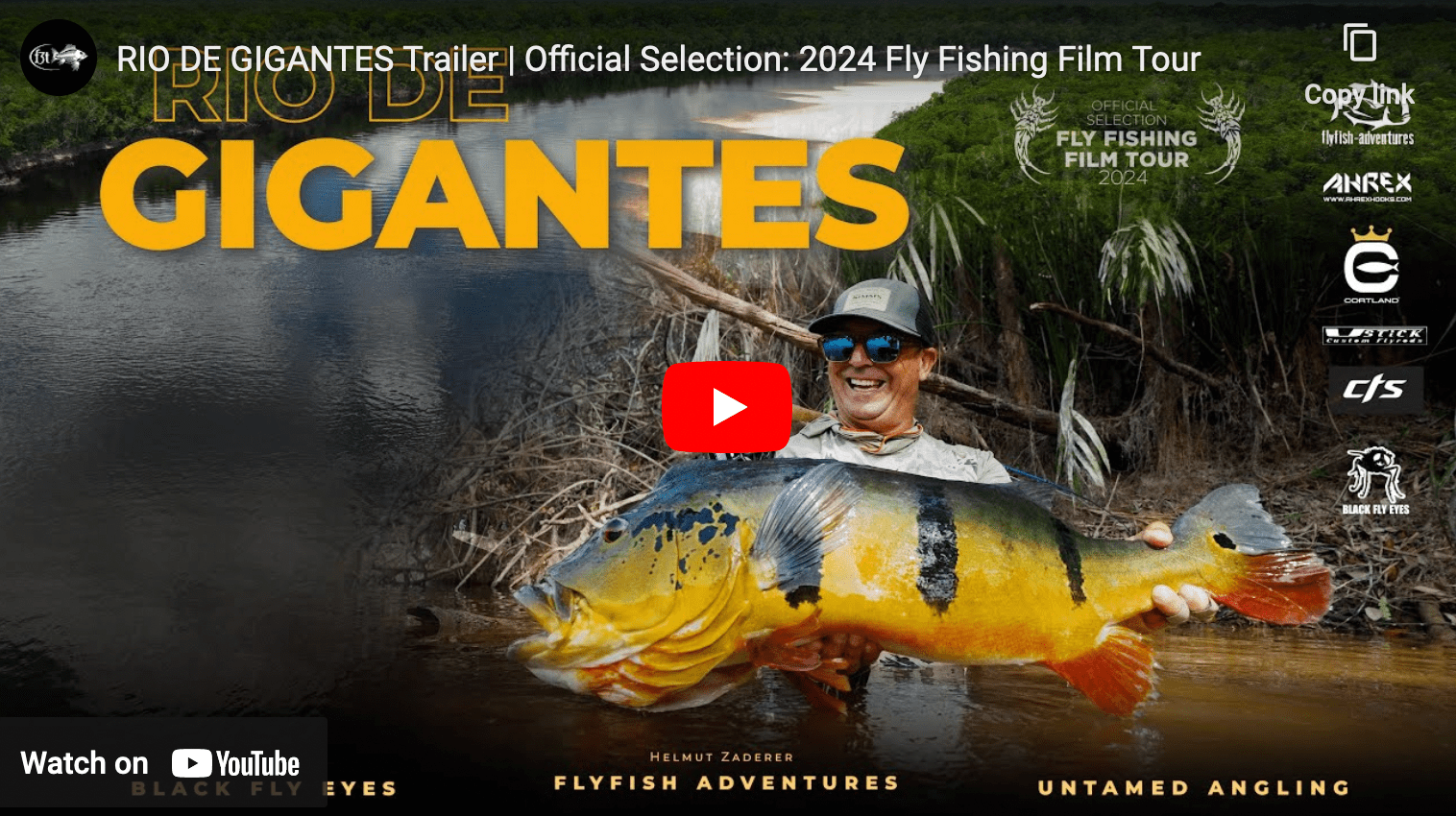 video cover image of an angler holding a peacock bass