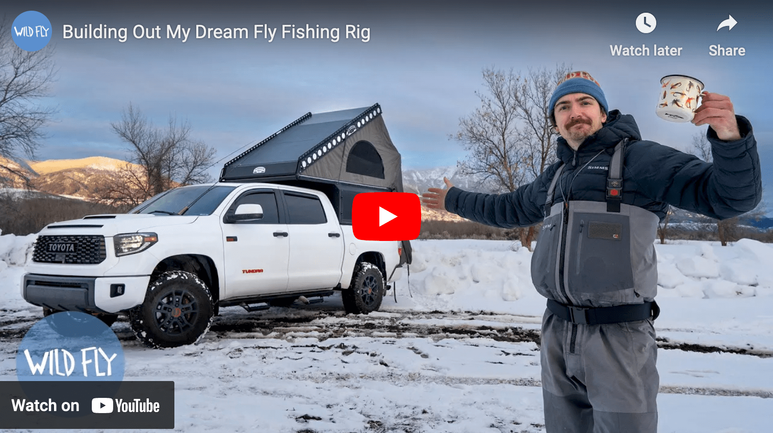 video cover image of an angler next to his truck