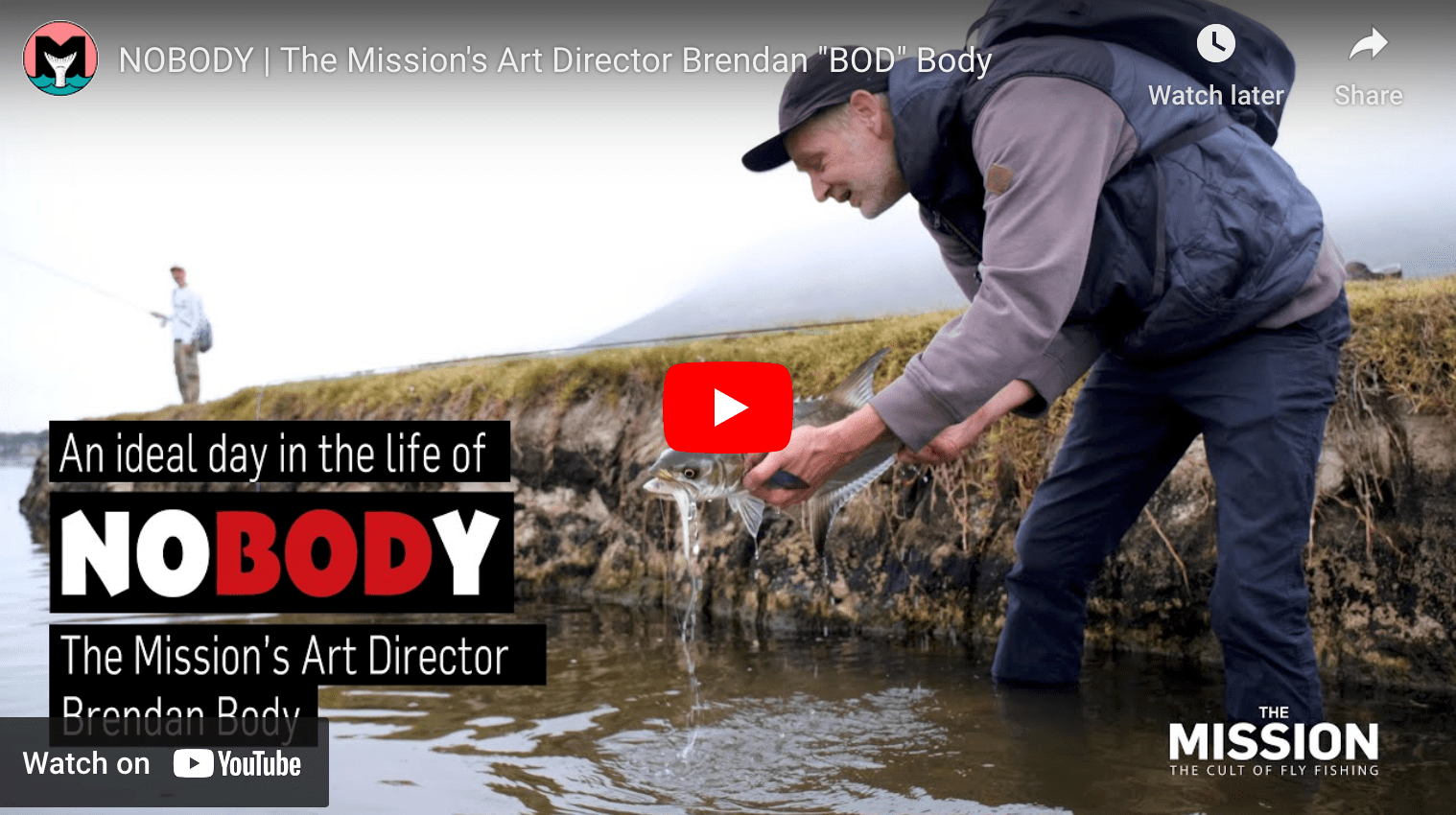 video cover image of an angler holding a fish