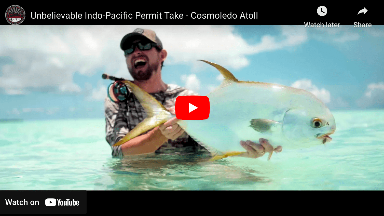 video cover image of an angler holding a permit