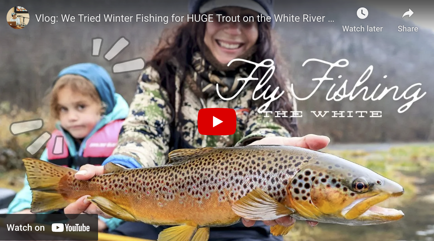 video cover image of April Vokey holding a trout as her daughter looks on