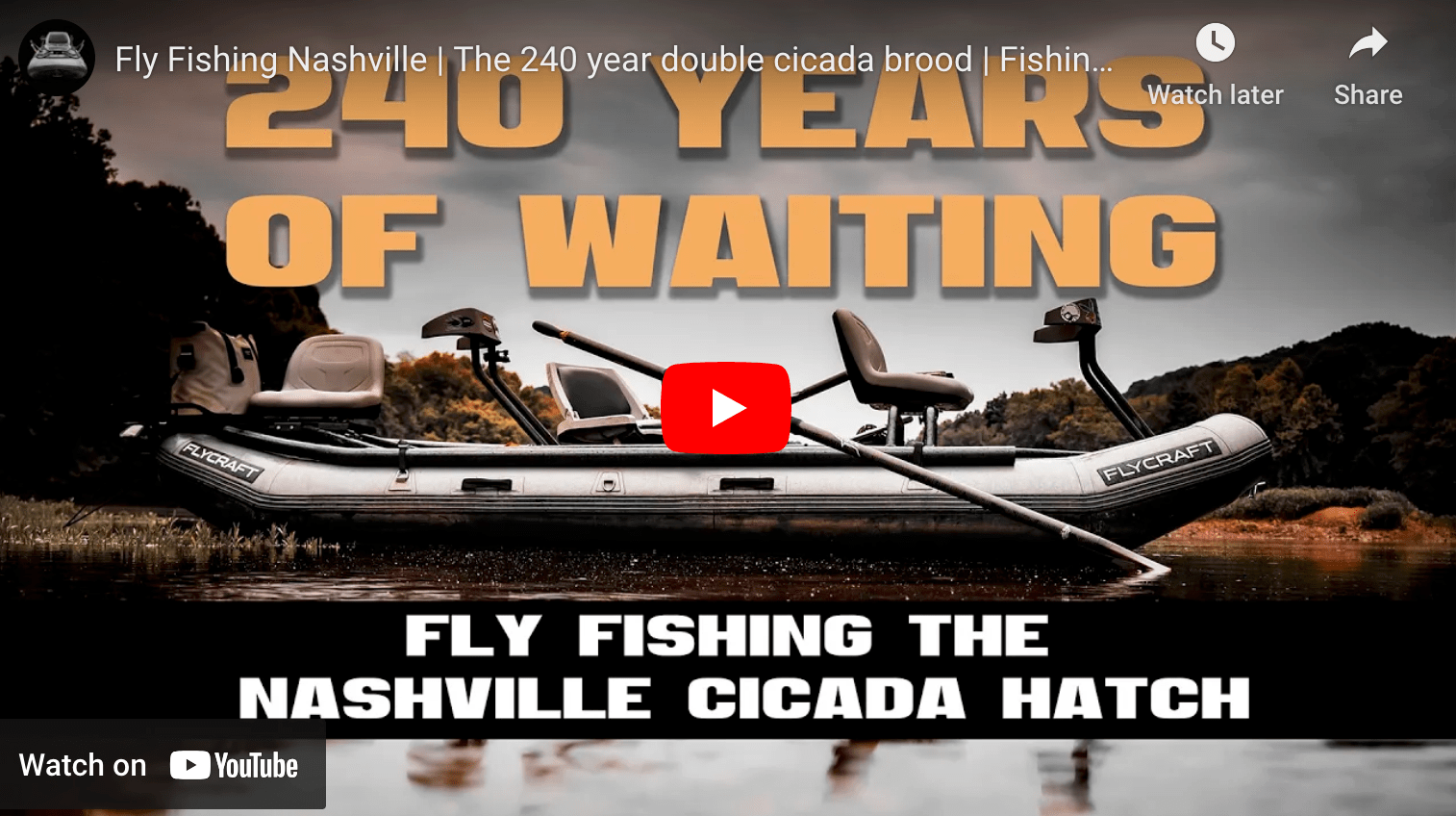 video cover image of a raft on water