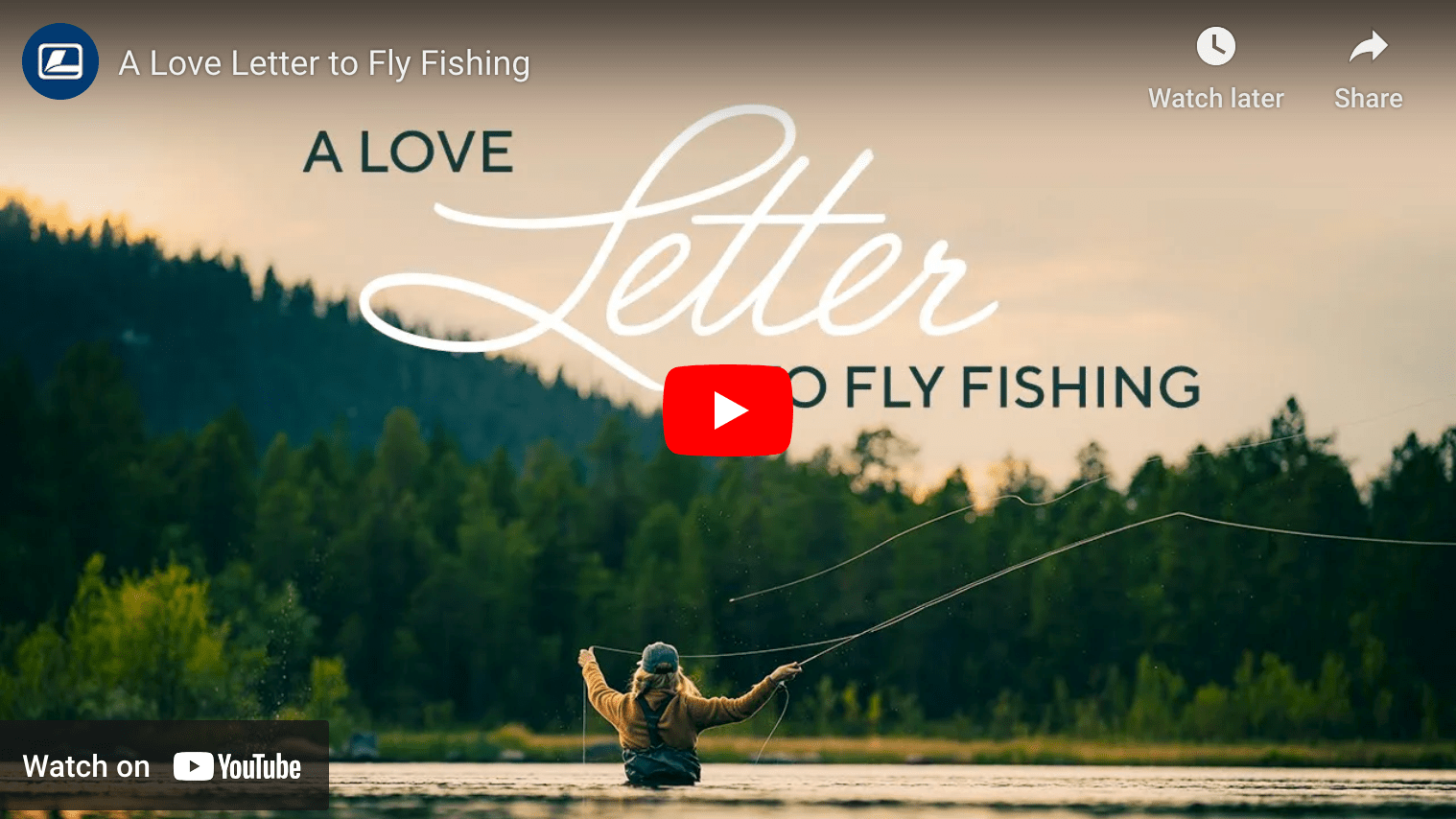 video cover image of an angler in a river casting