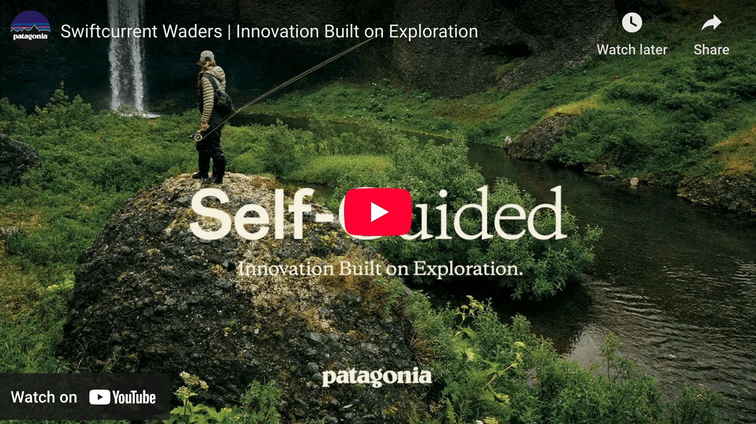 video cover image of an angler walking along a river