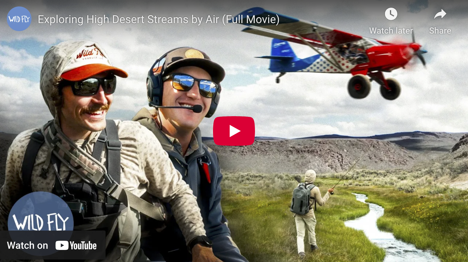 video cover image anglers and a plane