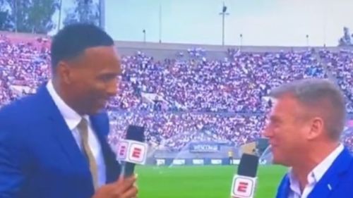 ¡De terror! Se desmaya comentarista de ESPN en partido entre Real Madrid y AC Milan