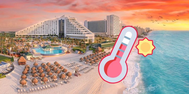 ¡Calor extremo! Cancún alcanza sensación térmica de 39 grados 1 ¡Calor extremo! Cancún alcanza sensación térmica de 39 grados