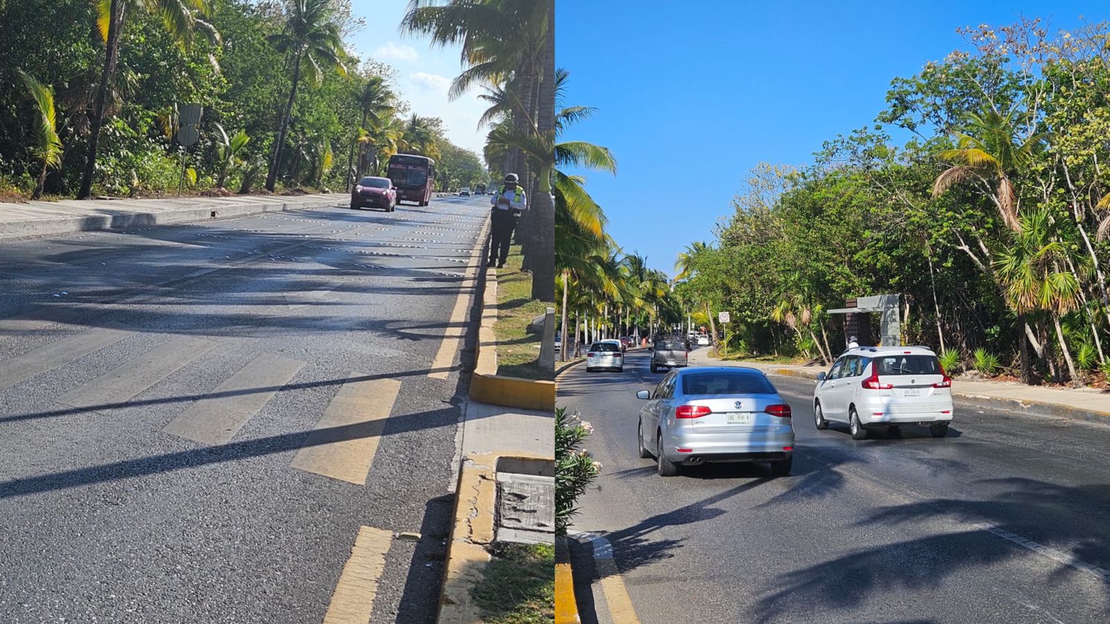 Finaliza pacíficamente protesta de Madres Buscadoras en la zona hotelera de Cancún 