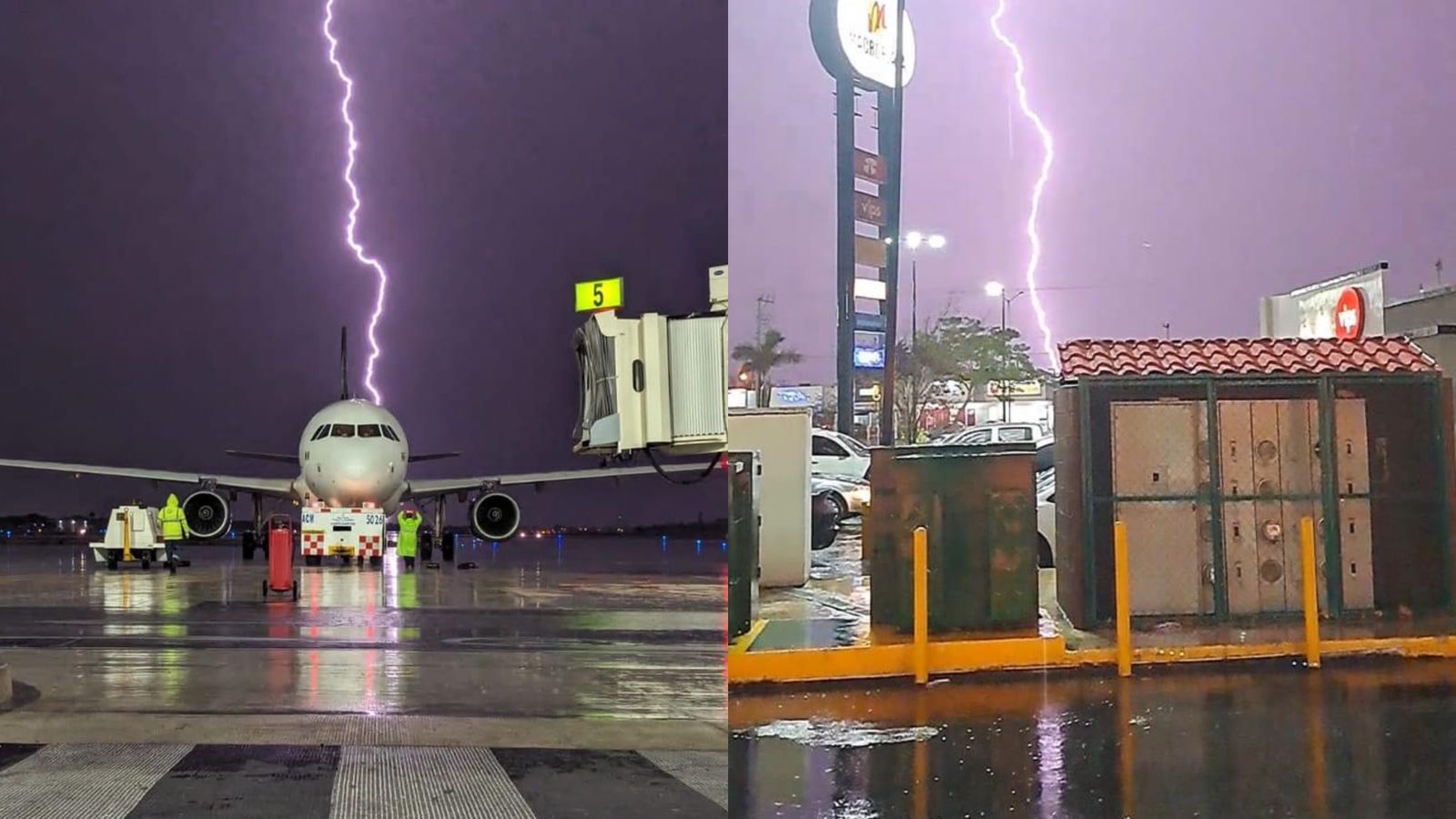 Terrible tormenta eléctrica causa destrozos en Mérida 