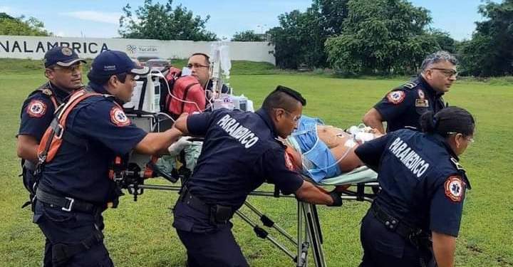 Trasladan a Mérida a albañil en estado crítico tras caída en Tizimín 1 Trasladan a Mérida a albañil en estado crítico tras caída en Tizimín