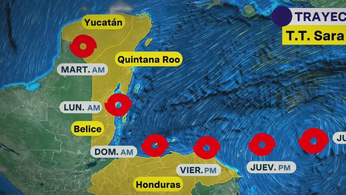Tormenta tropical “Sara” afectará varios estados de México 2 ¿Qué estados afectará la tormenta tropical “Sara”?