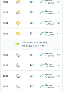 Clima hoy