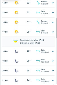 Clima hoy