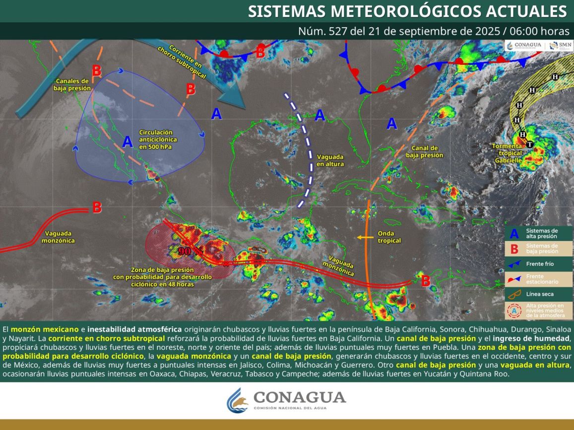 Clima hoy en Cancún y Quintana Roo: Cálido con posibilidad de lluvia 2 Clima hoy en Cancún y Quintana Roo: Fuertes lluvias