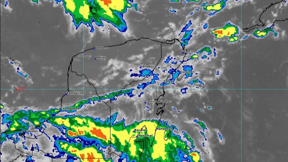 Clima hoy en Cancún y Quintana Roo: Cálido con posibilidad de lluvia