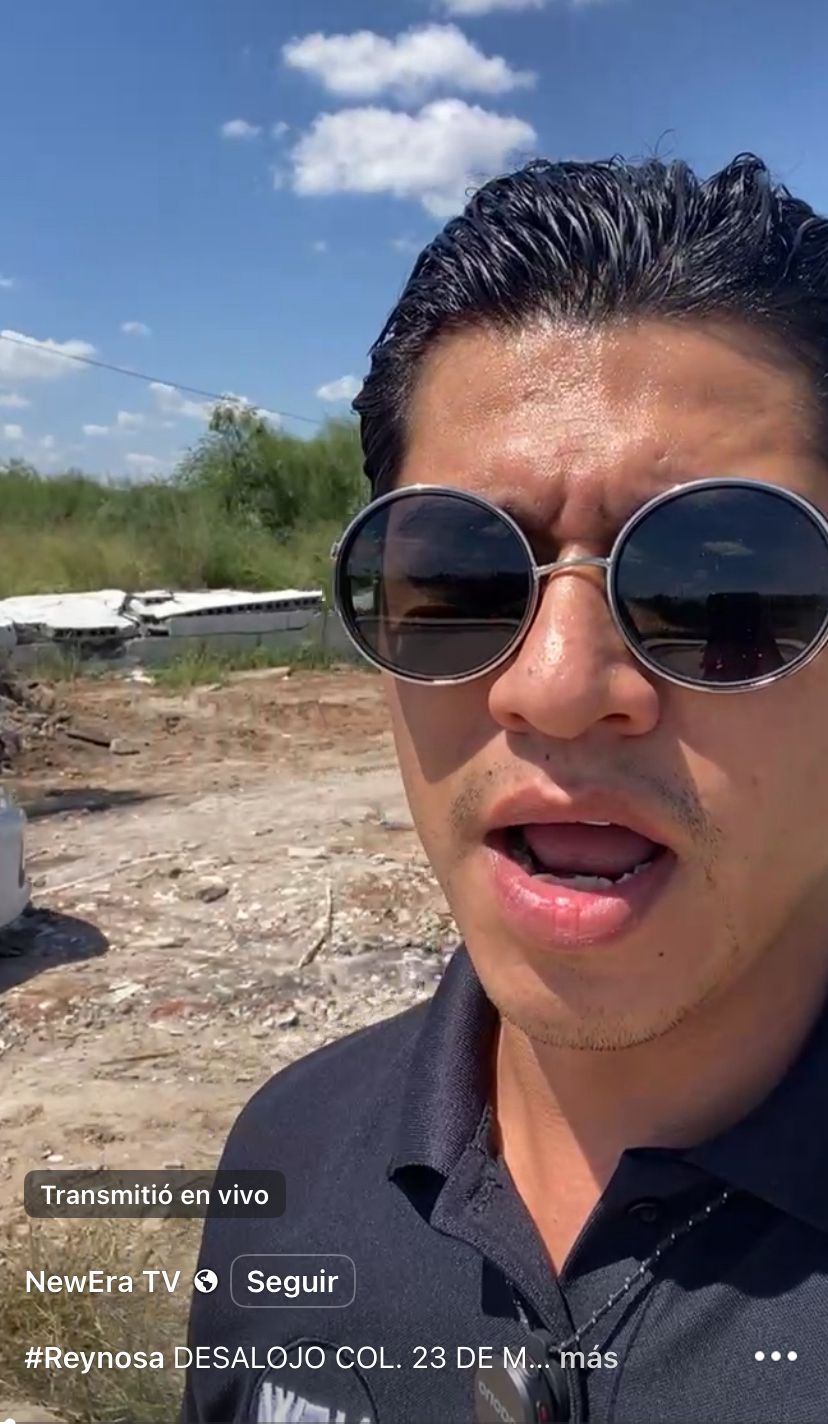 Roban celular a reportero en pleno transmisión en vivo 2 Roban celular a reportero en pleno transmisión en vivo