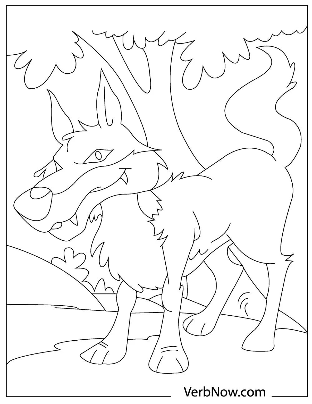 Printable coloring and activity pages are one way to keep the kids happy (or at least occupie. Free Wolf Coloring Pages For Download Printable Pdf Verbnow