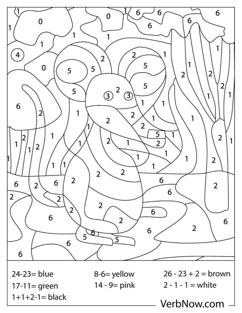 Free math coloring pages & book for download (printable pdf)