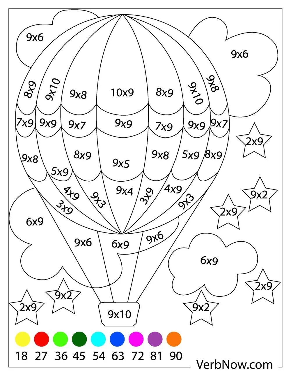 42 free math coloring pages (printable pdf)