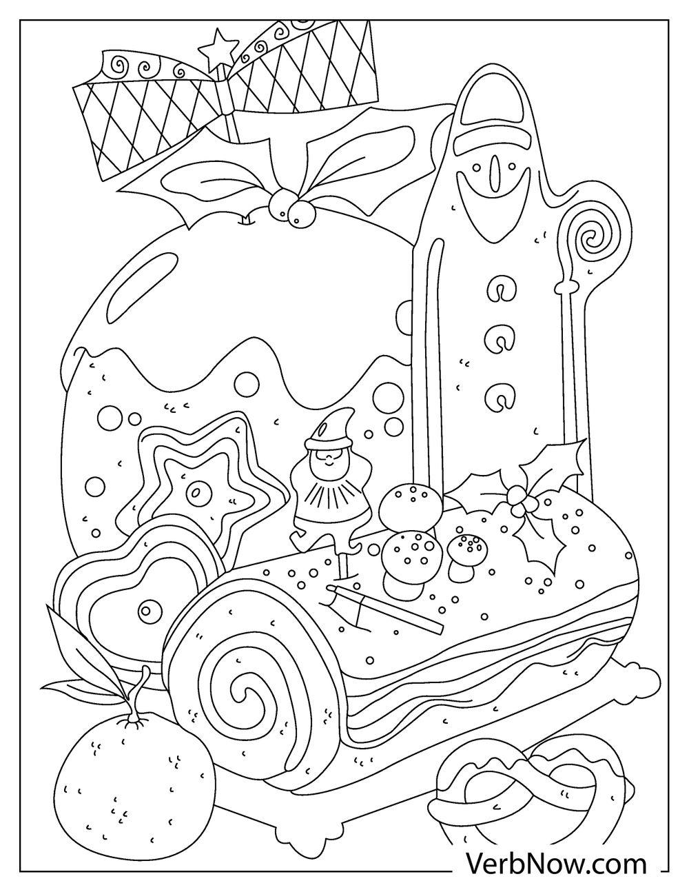 free desserts coloring pages book for download printable pdf verbnow