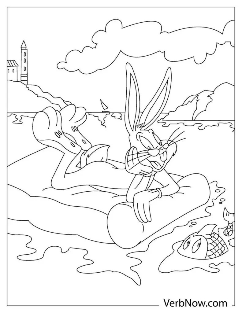 free bugs bunny coloring pages book for download printable pdf verbnow