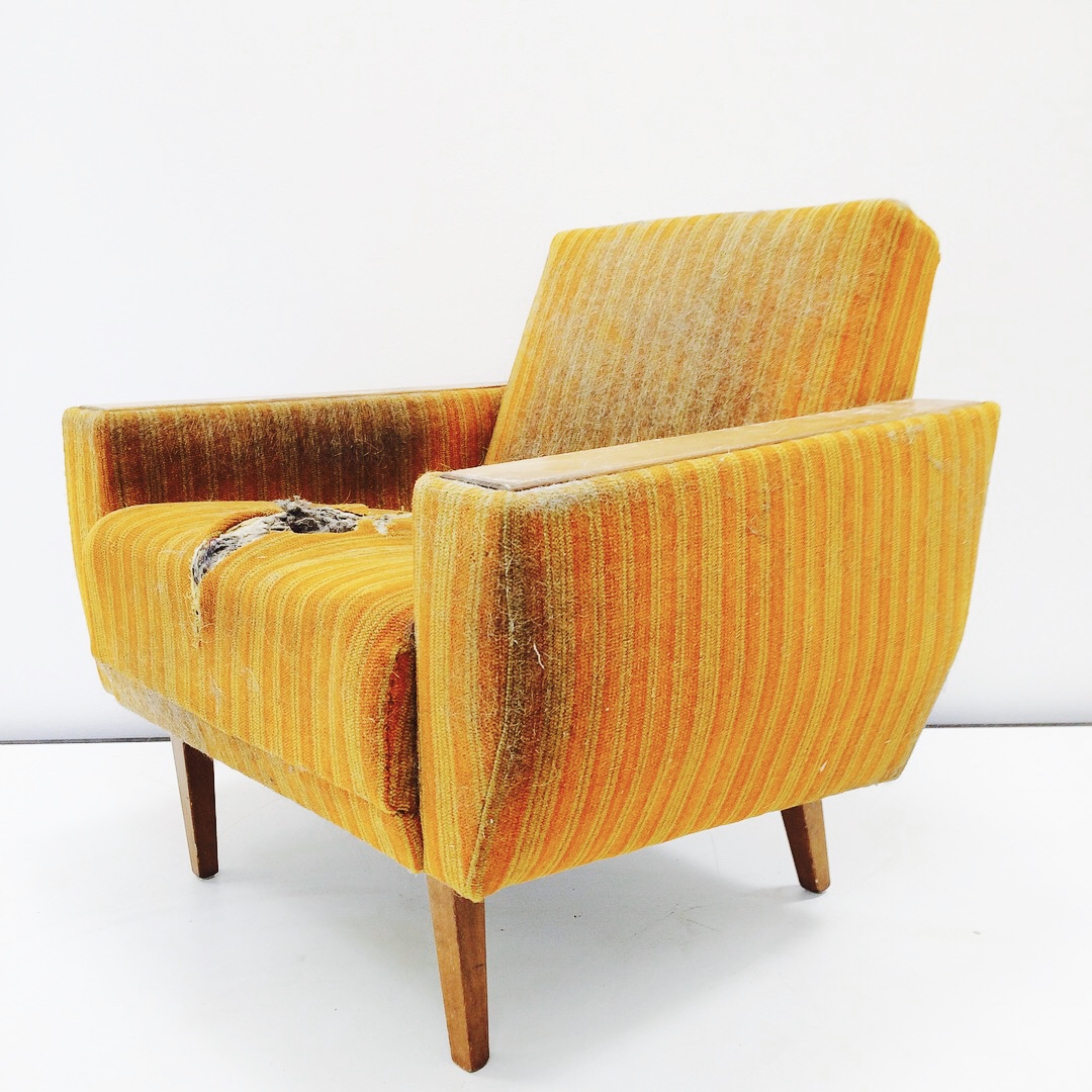 Time and pet damage take their toll on chairs.