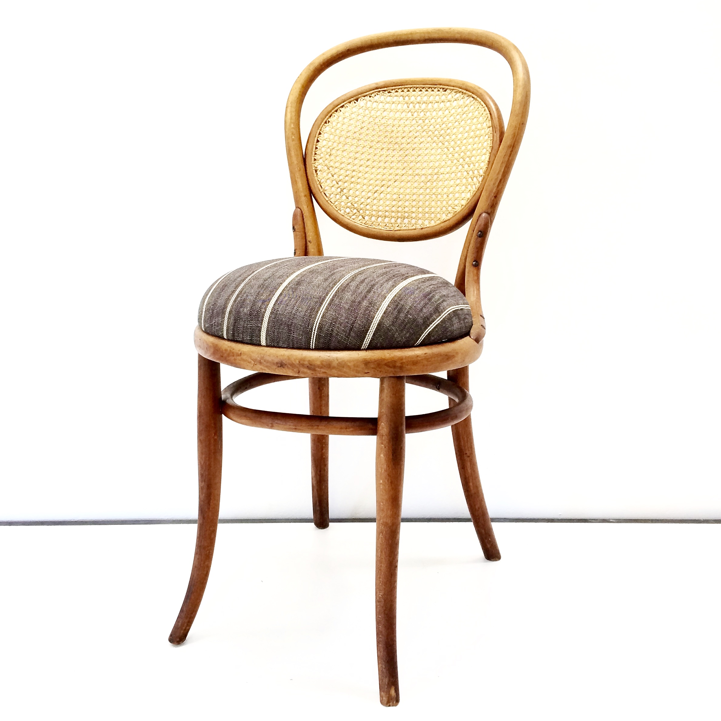 This Thonet chair is deceptively simple in its design.