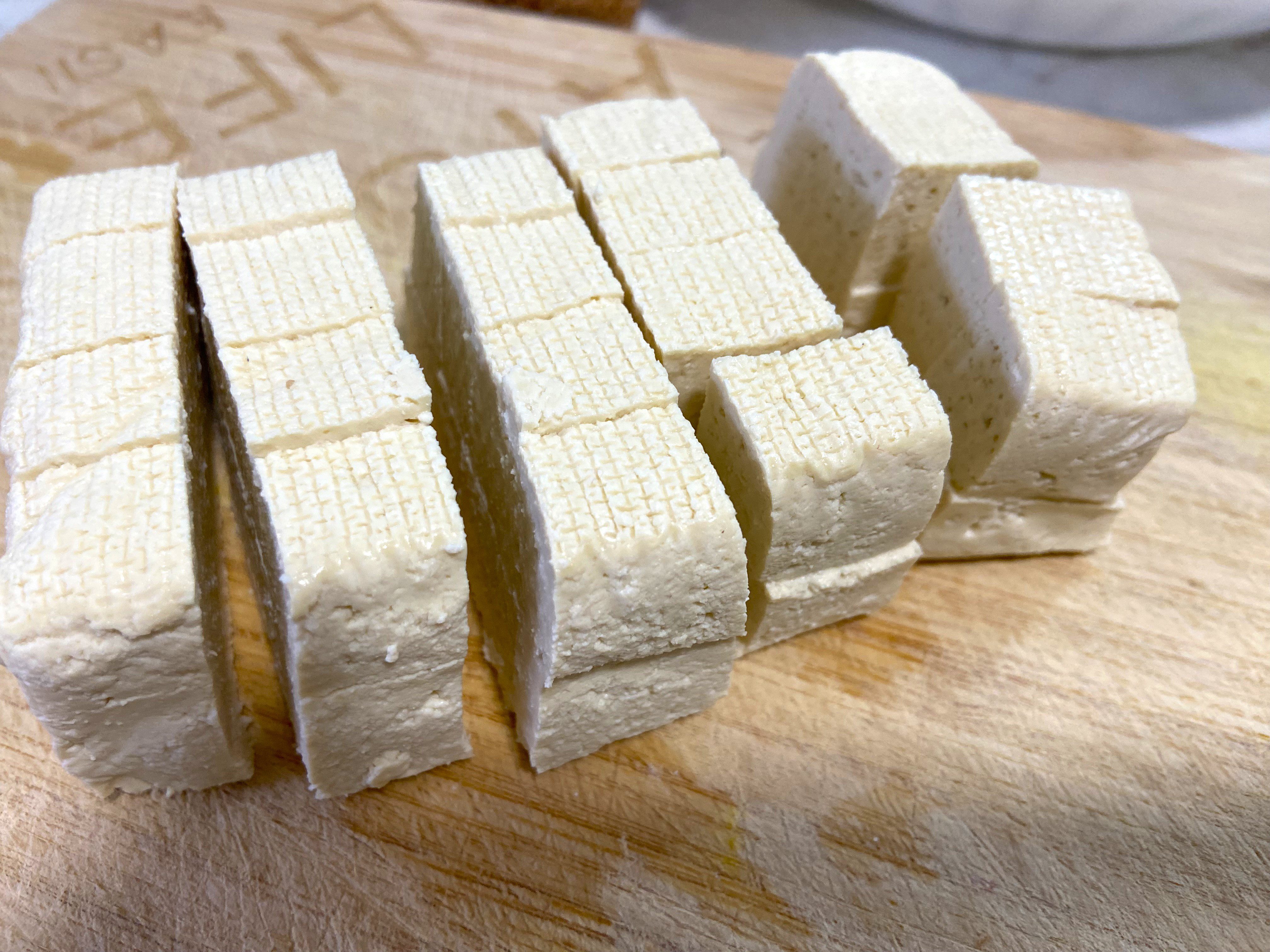 Cubos de tofu