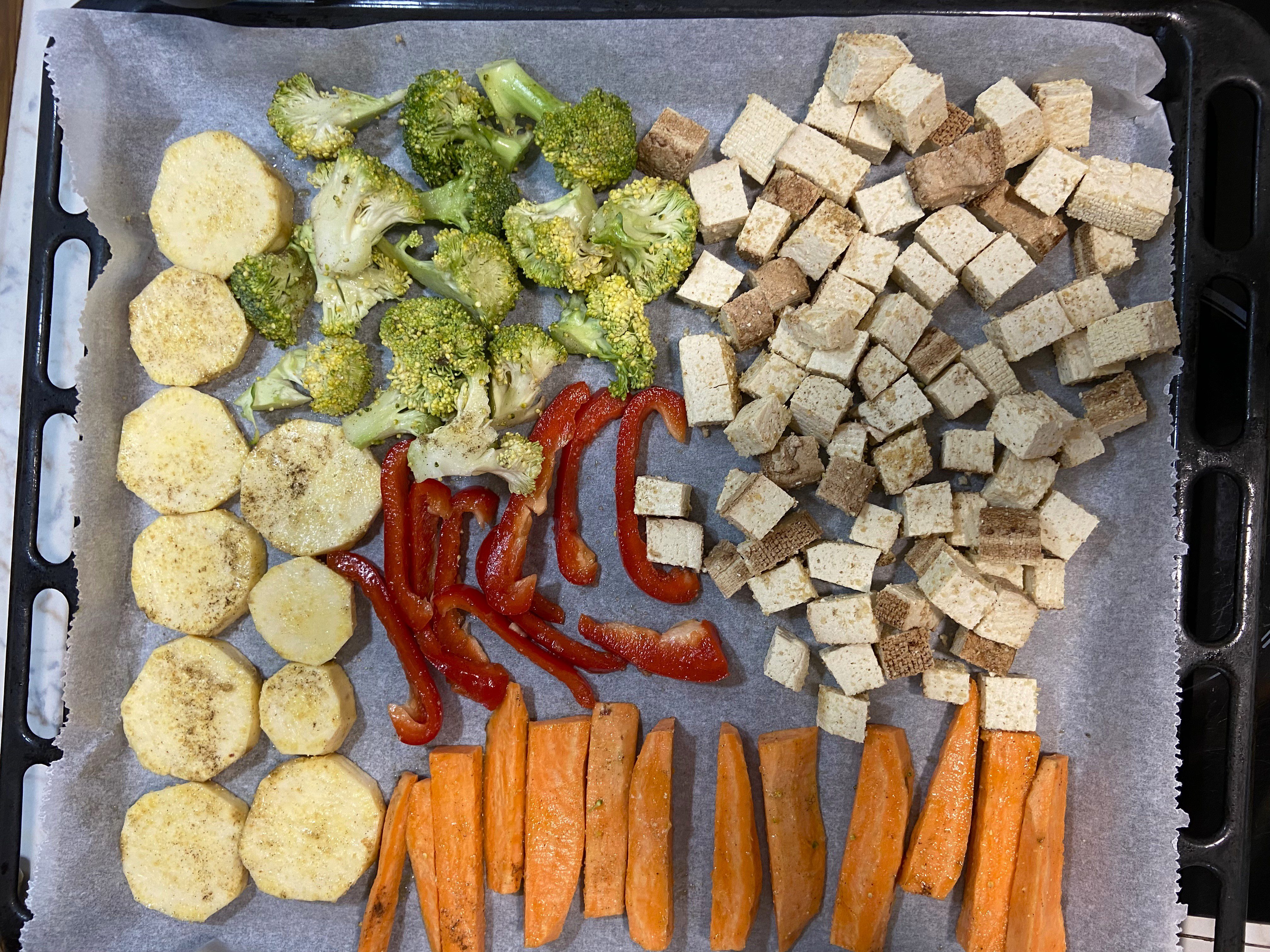 Verduras horneadas