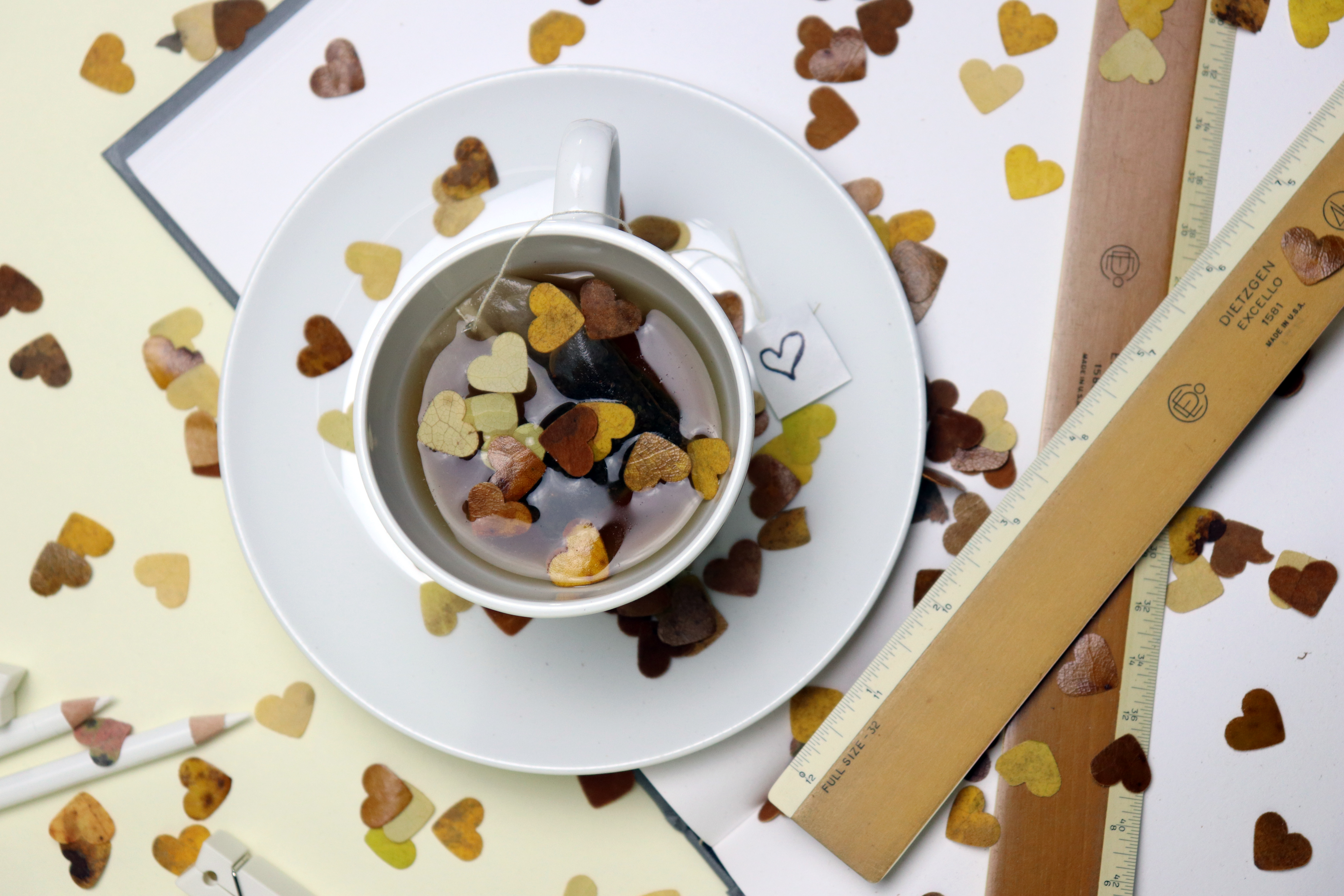 Leaf Confetti for Autumn Product Photography