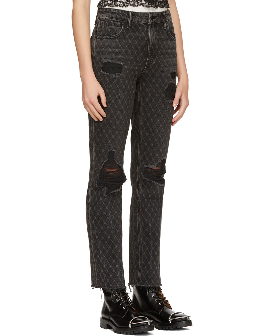 ALEXANDER WANG Grey Cult Net Jeans · VERGLE