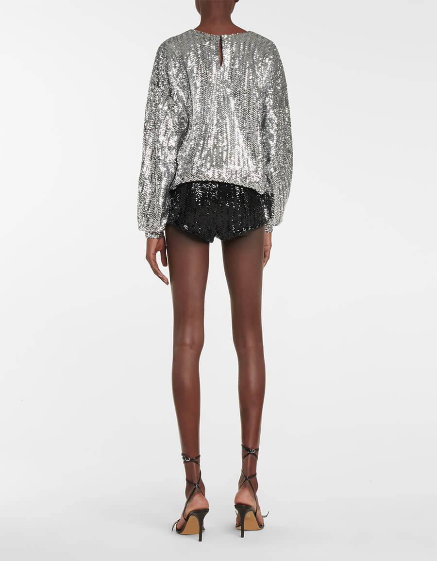 ISABEL MARANT Ozidi high-rise sequined 