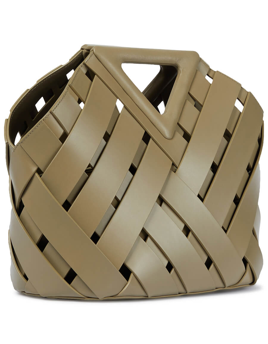 BOTTEGA VENETA Point Basket Medium leather tote · VERGLE