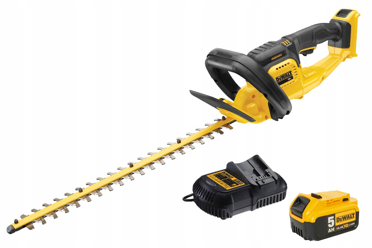 NOŻYCE AKUMULATOROWE DO ŻYWOPŁOTU DEWALT DCM563P1 1x5,0Ah 18V | DCM563P1-QW | 5035048637753