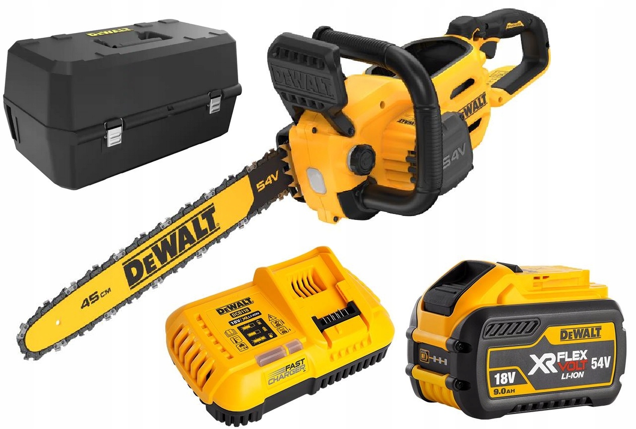 PIŁA PILARKA ŁAŃCUCHOWA AKUMULATOROWA DEWALT DCMCS574X1 1x9,0Ah 54V 45cm | DCMCS574X1-QW | 5035048751541