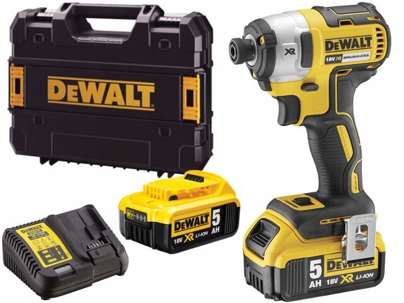 ZAKRĘTARKA UDAROWA DEWALT DCF887P2-QW 2x5Ah 18V 3-BIEGI 205Nm BEZSZCZOTKOWA | DCF887P2-QW | 5035048616079