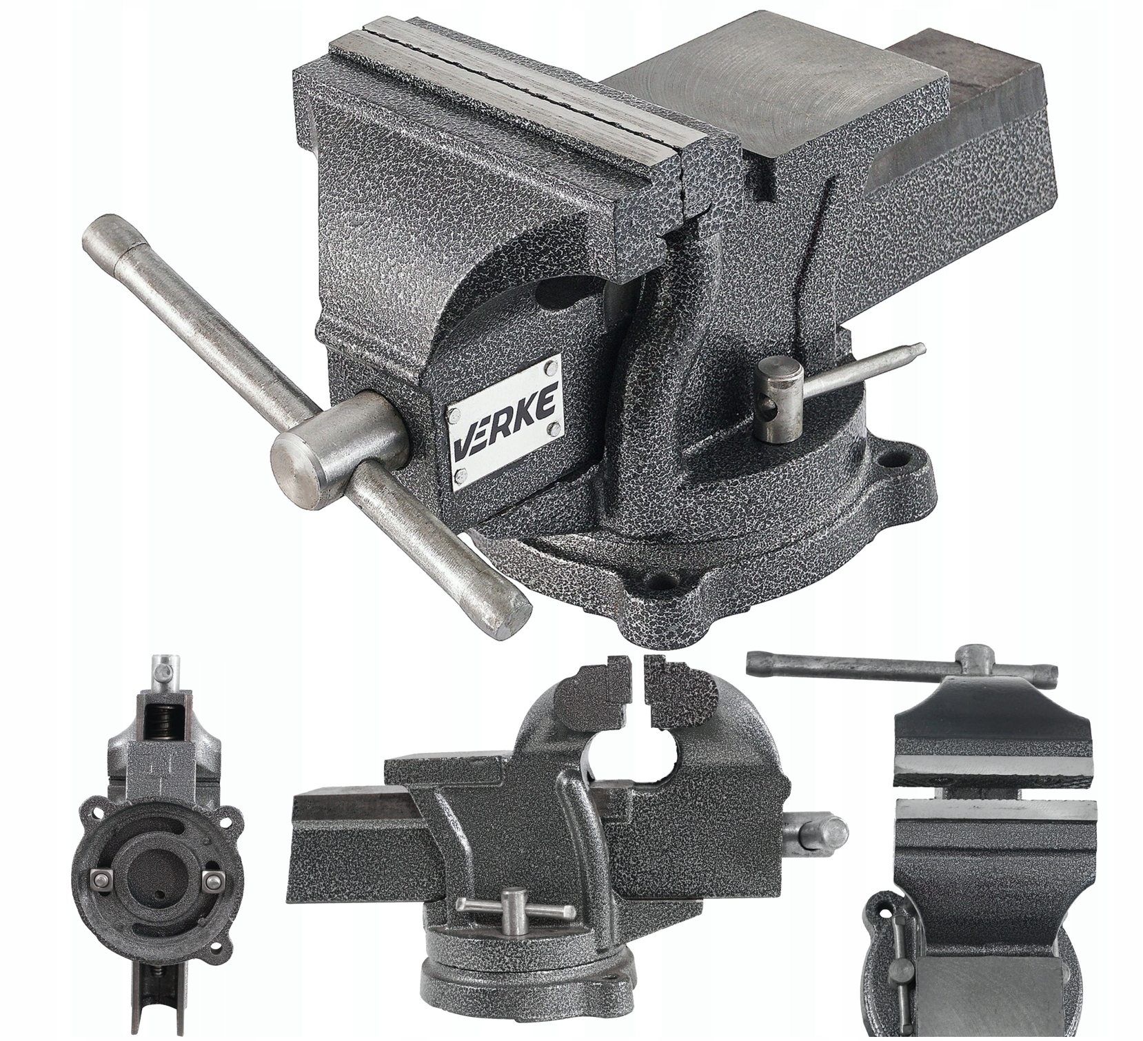 IMADŁO ŚLUSARSKIE OBROTOWE KOWADŁEM ŻELIWNE 125mm | V88001 | 5902963497802