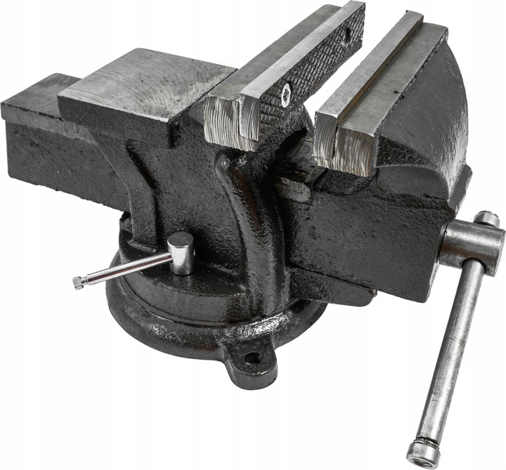 MOCNE IMADŁO ŚLUSARSKIE OBROTOWE Z KOWADŁEM ŻELIWNE 150mm HARTOWANA STAL | V88002 | 5902963497819