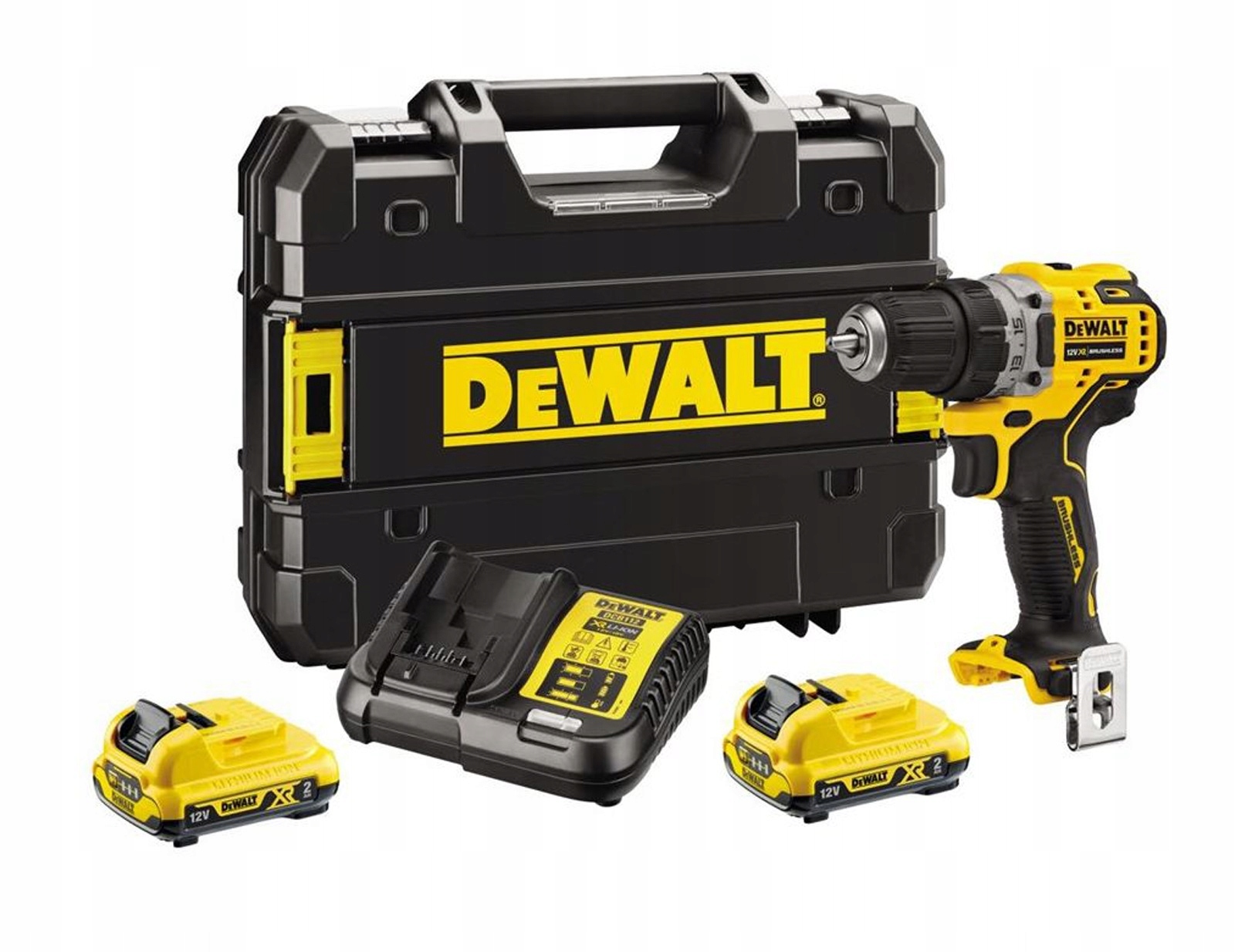 WIERTARKO-WKRĘTARKA AKUMULATOROWA DEWALT DCD701D2 2x2,0Ah 12V | DCD701D2-QW | 5035048709832