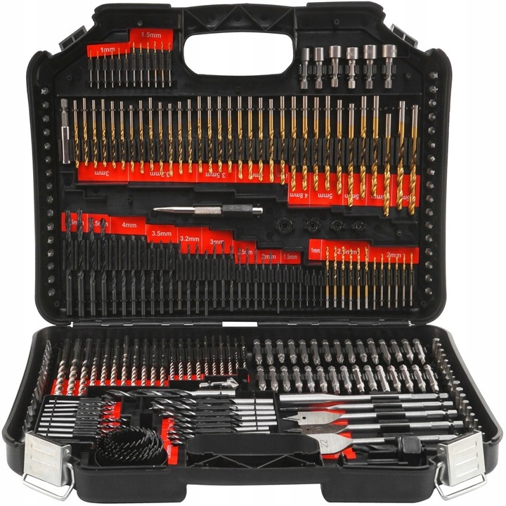 ZESTAW KOMPLET WIERTEŁ NASADEK BITÓW OTWORNIC WIERTŁA BITY OTWORNICE 246 EL | V39206 | 5908224740021