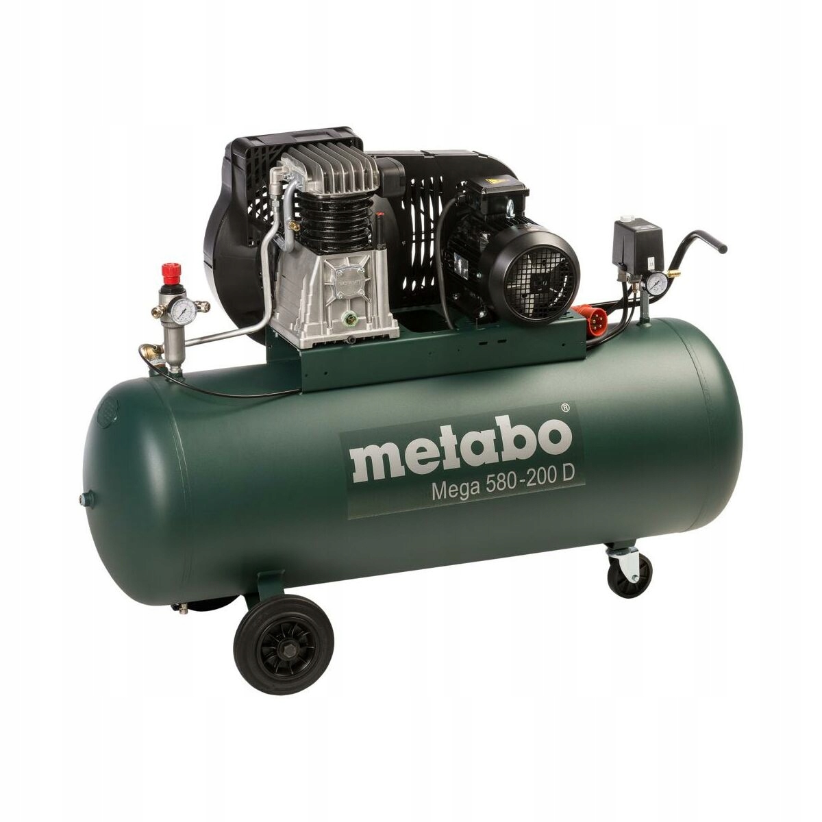 KOMPRESOR OLEJOWY SPRĘŻARKA METABO MEGA 580-200D 200L 400V 4KM 11BAR | 601588000 | 4007430253866