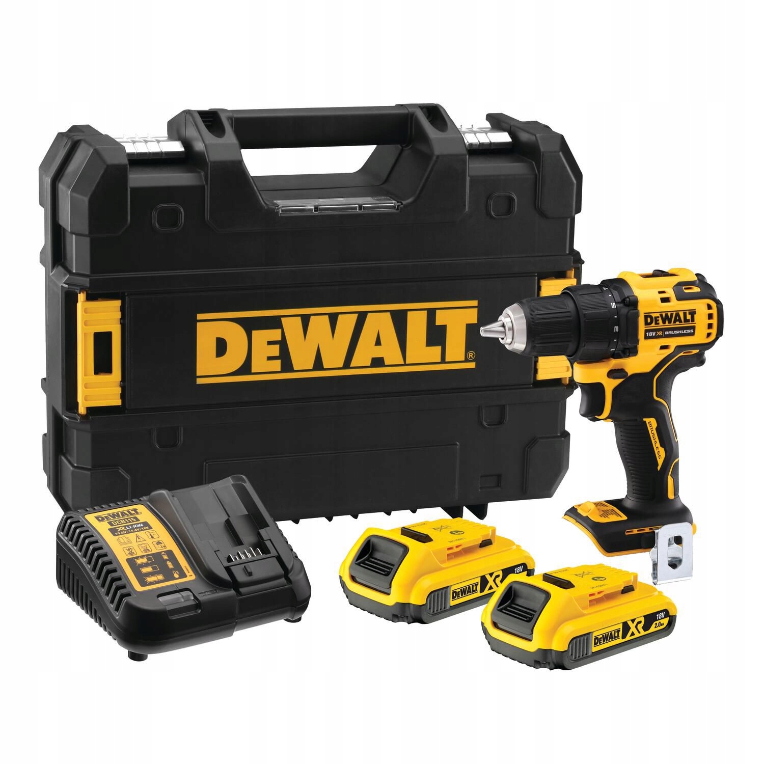 WIERTARKO-WKRĘTARKA AKUMULATOROWA DEWALT DCD708D2T 2x2,0Ah 18V | DCD708D2T-QW | 5035048721919